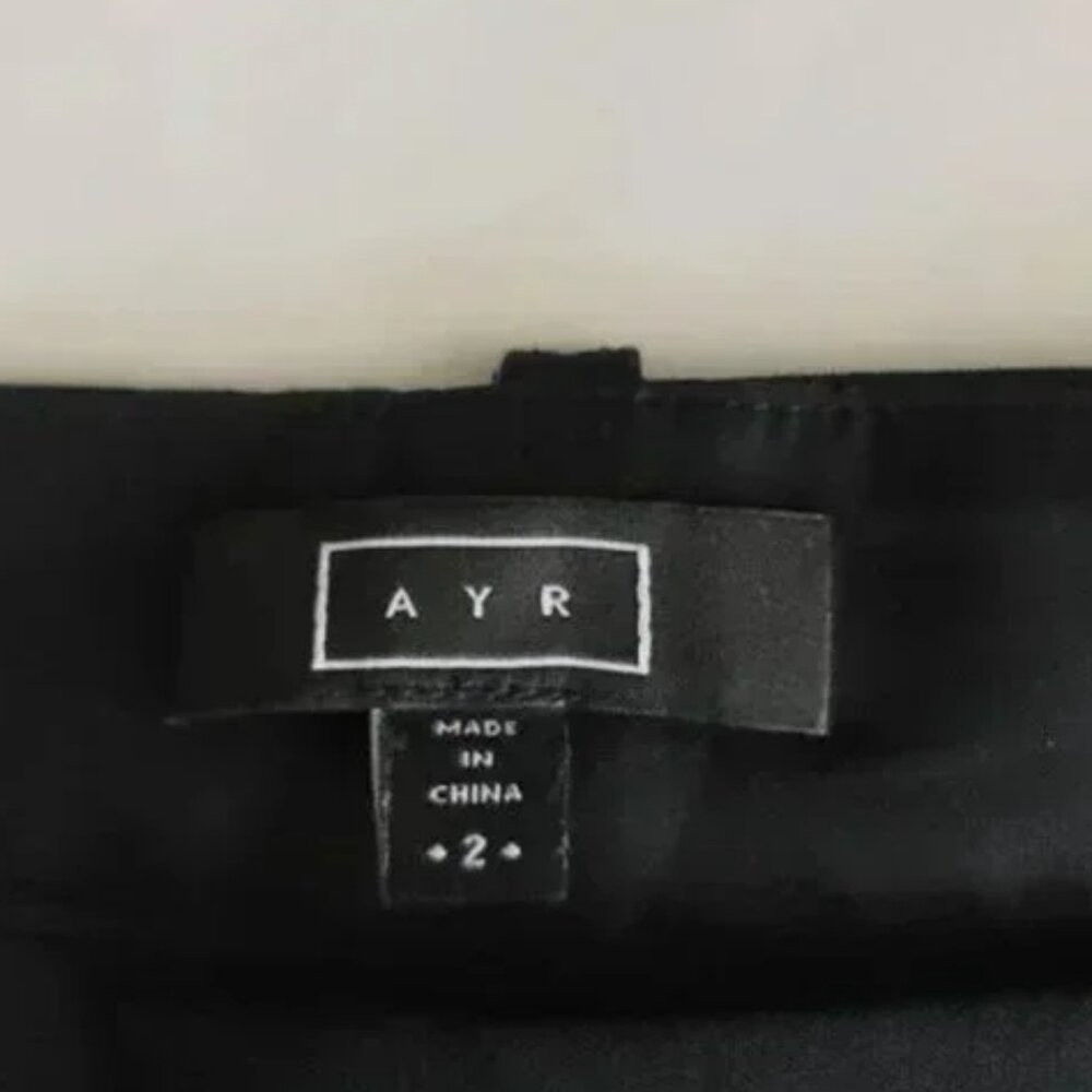AYR The Arrow Pants Women's Black Skinny Ankle Stretch - Picture 11 of 12